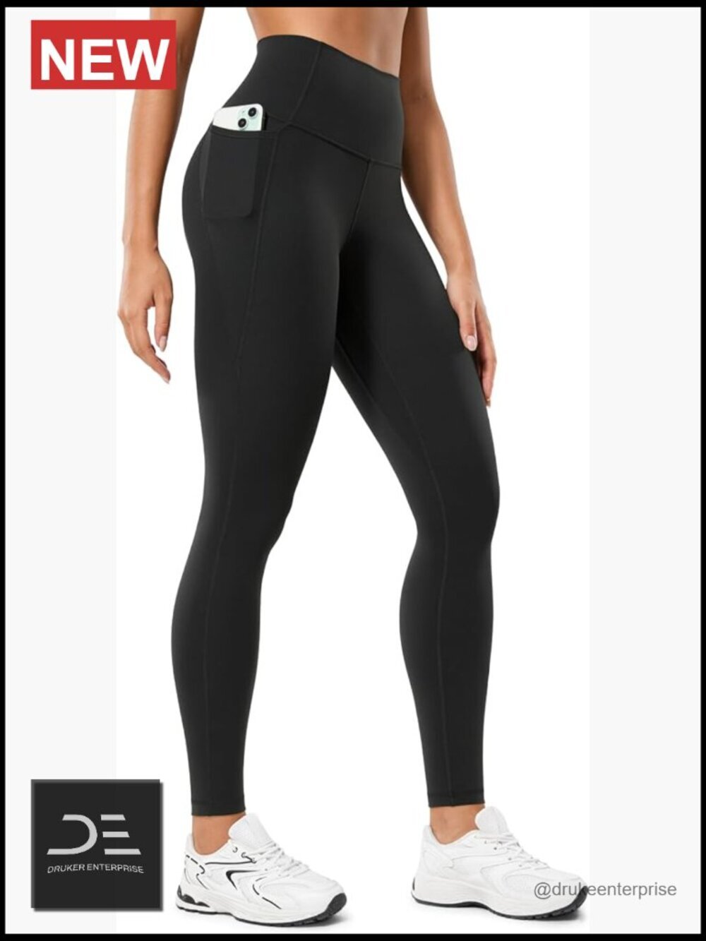 Buttery Soft High Waisted Yoga Leggings 28" with Pockets